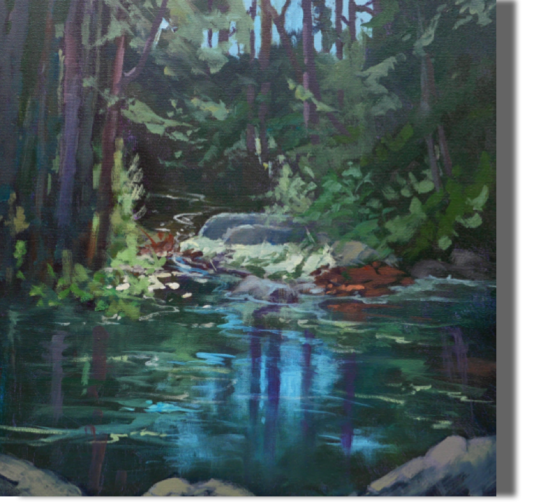 Light in the Forest - 20x20 - $650
Goose River Preserve
