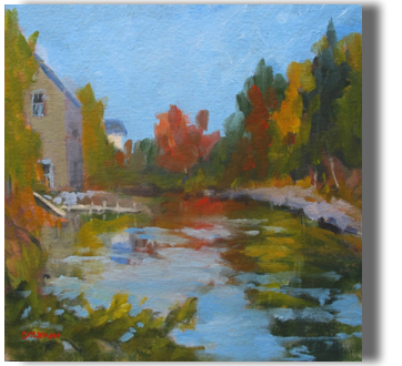 The Old Mill
Acrylic 10x13
