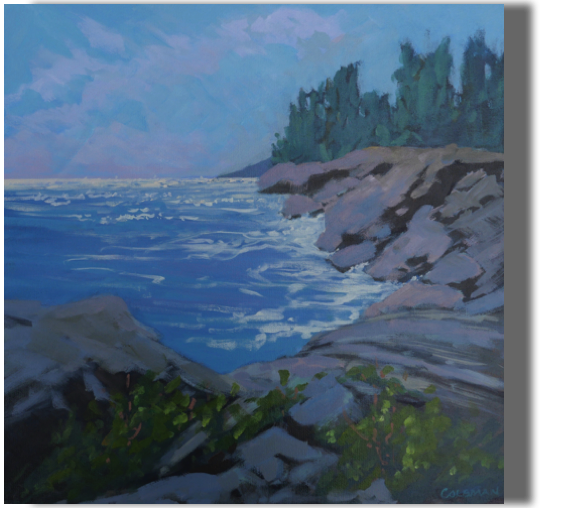 Waterfront Property
20x20 - $450 - Gallery
The rocky coast