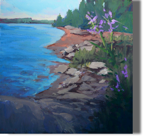 Sunlight & Shadow - 12x12 - $650
Back River, Boothbay