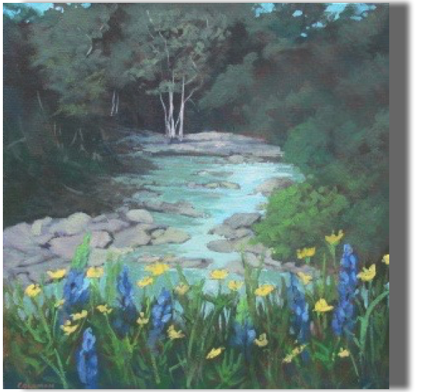 Lupines at Creekside
Acrylic 20x20
